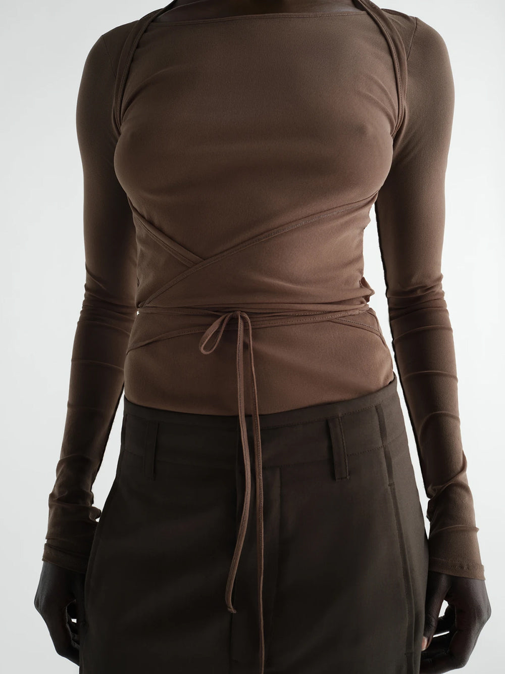 LEMAIRE-BALLERINA KNOTTED TOP-