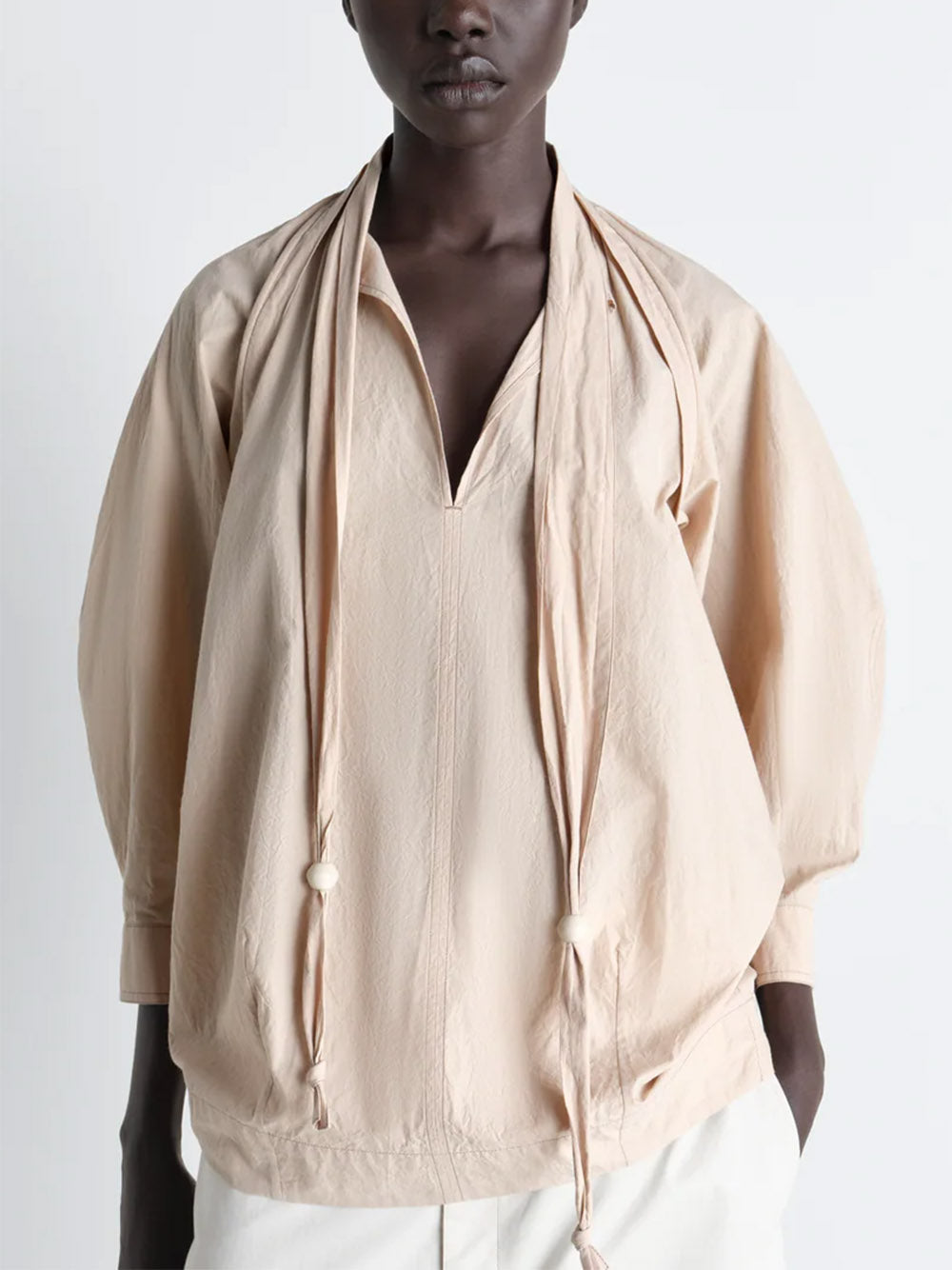 LEMAIRE-BLOUSE WITH SCARF-