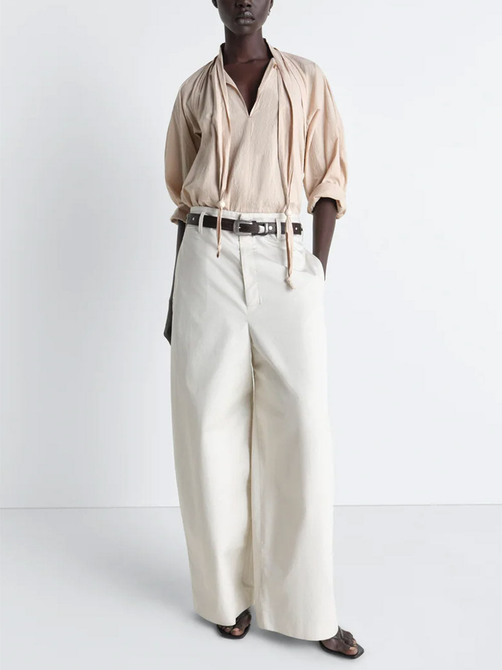 LEMAIRE-BLOUSE WITH SCARF-