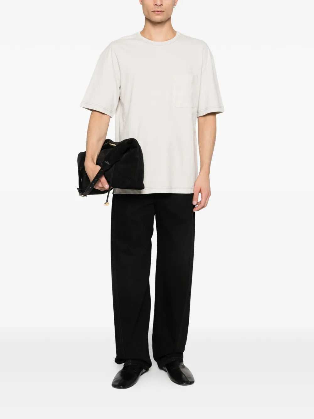 LEMAIRE-BOXY SS T-SHIRT-TS0010 LJ1010 WH007 – Dope
