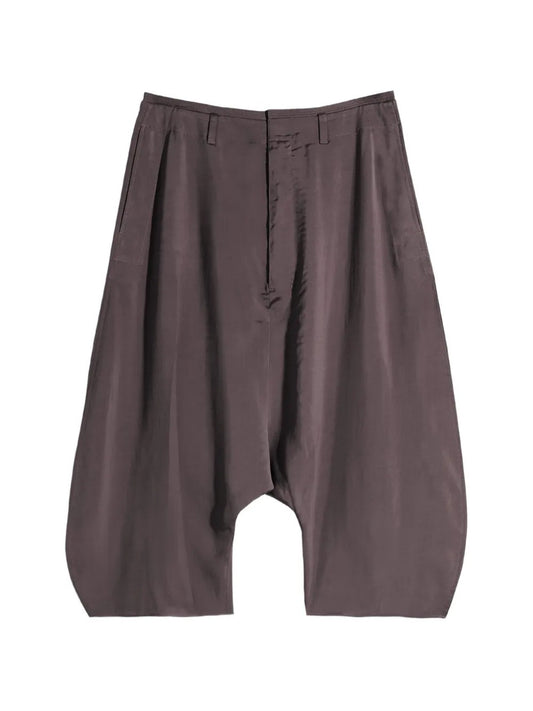 LEMAIRE-CREASED DROPPED CROTCH BERMUDAS-