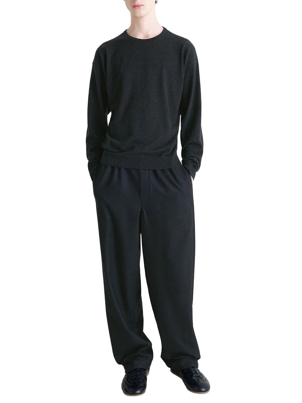 LEMAIRE-CREW NECK SWEATER-TO1434 LK1045 BK981 – Dope