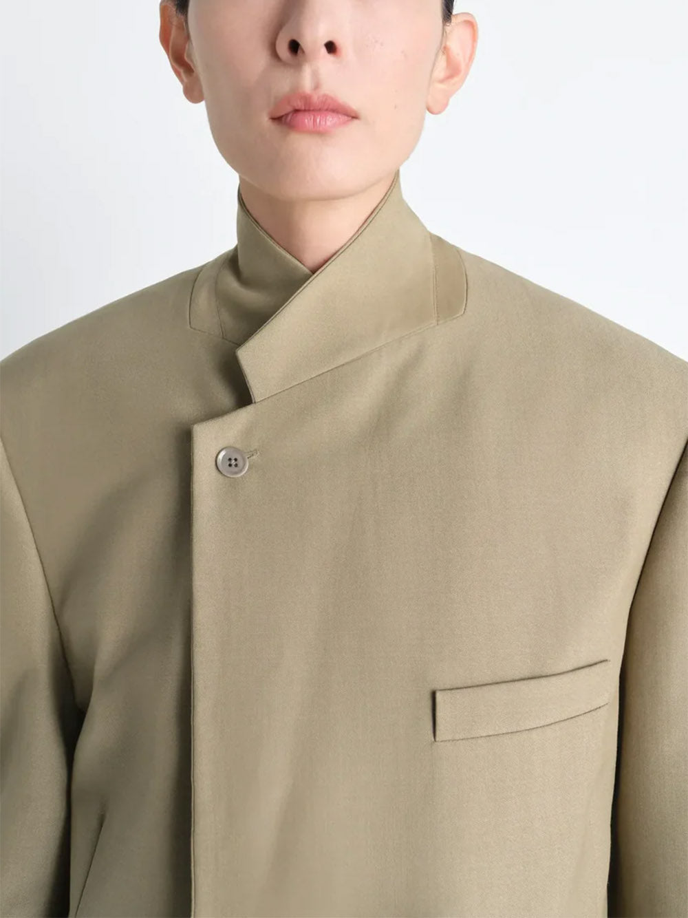 LEMAIRE-DOUBLE BREASTED TAILORED JACKET-