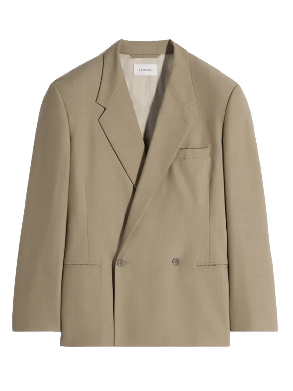 LEMAIRE-DOUBLE BREASTED TAILORED JACKET-