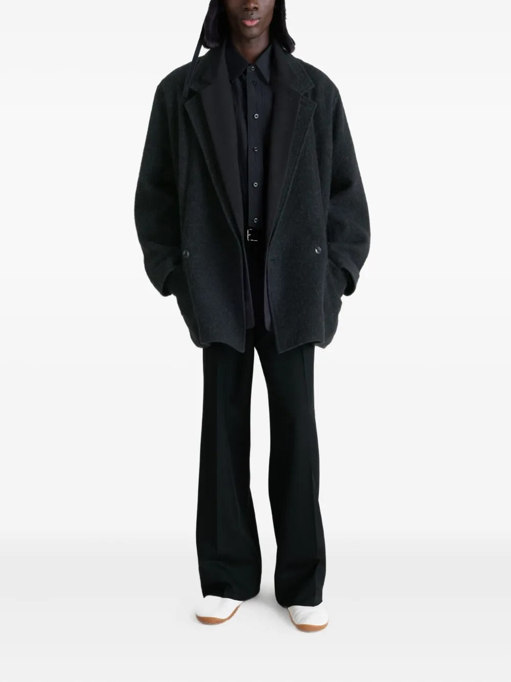 LEMAIRE-FELT WOOL JACKET-CO1148 LF504 BK999 – Dope