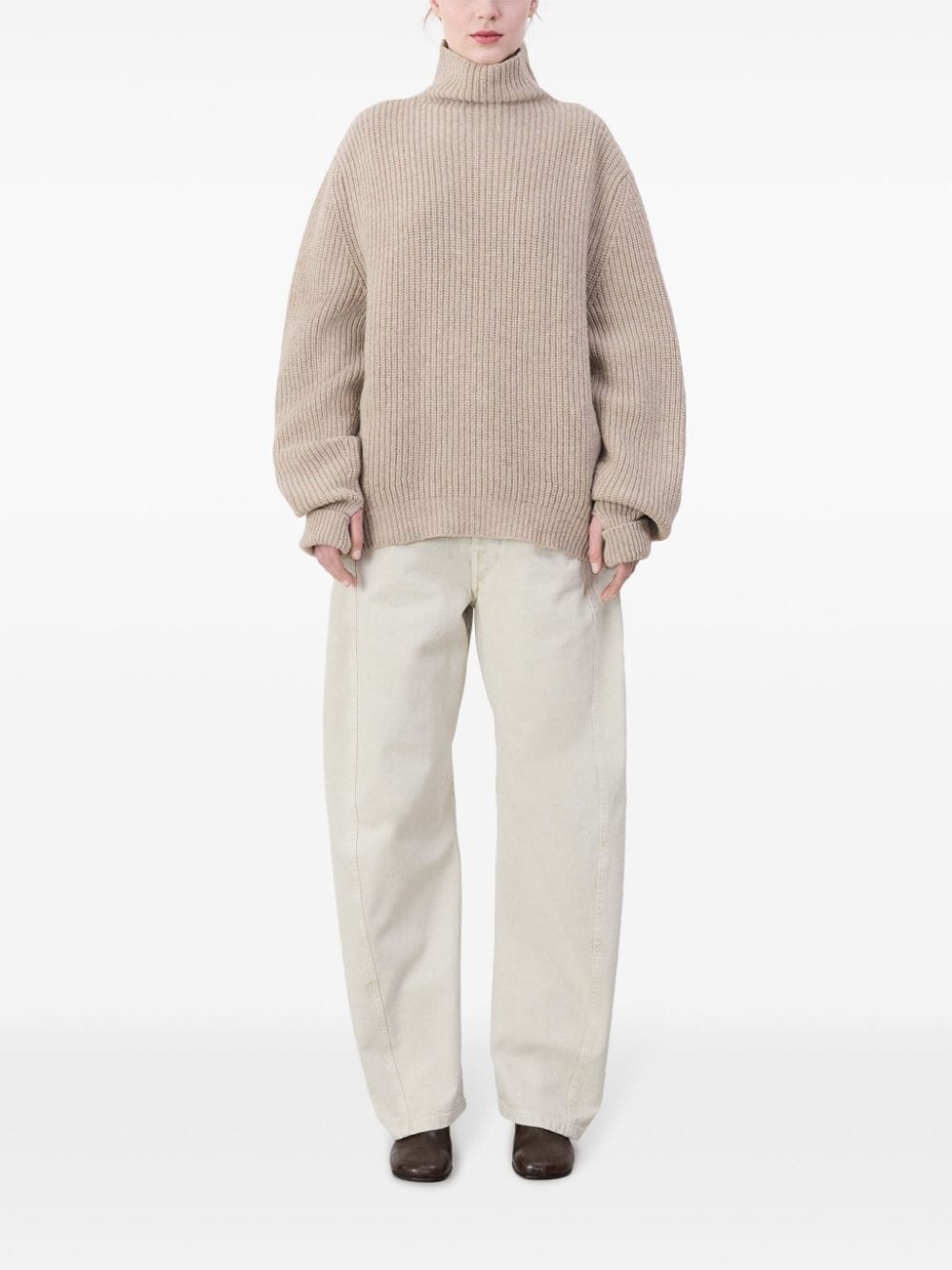 LEMAIRE-HIGH NECK JUMPER-