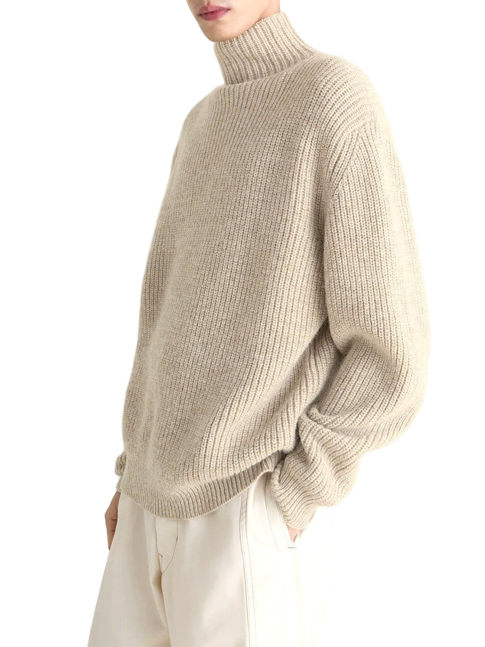 LEMAIRE-HIGH NECK SWEATER-