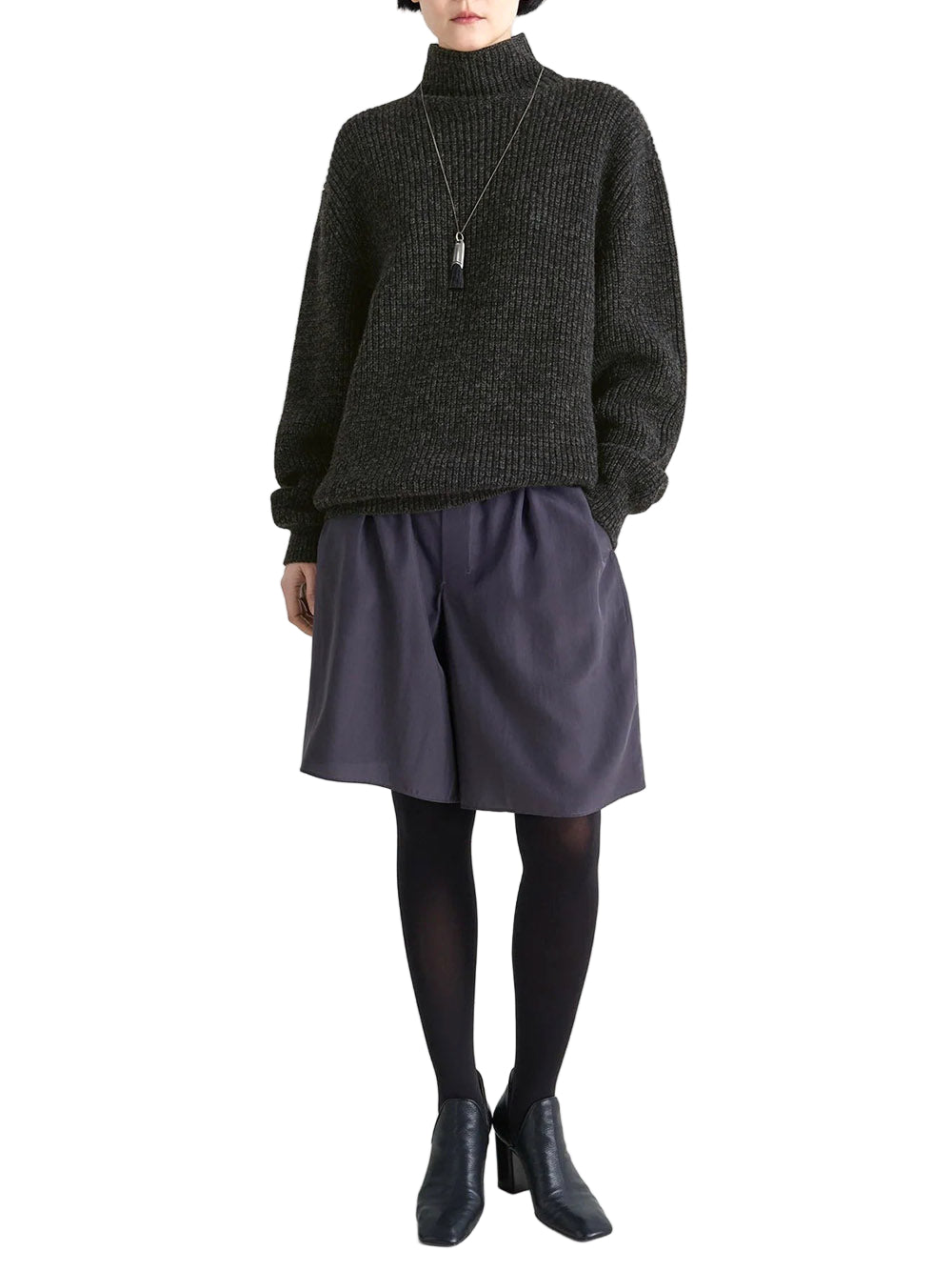LEMAIRE-HIGH NECK SWEATER-