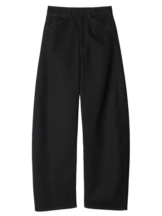 HIGH WAISTED CURVED PANTS