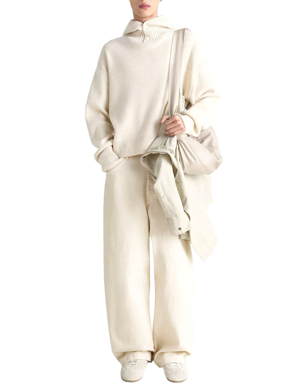 LEMAIRE-HOODED SWEATER-