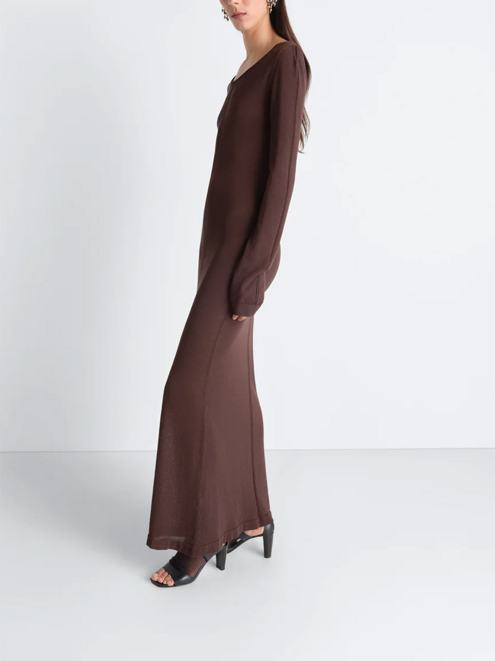 LEMAIRE-LONG SLEEVE TUBE DRESS-