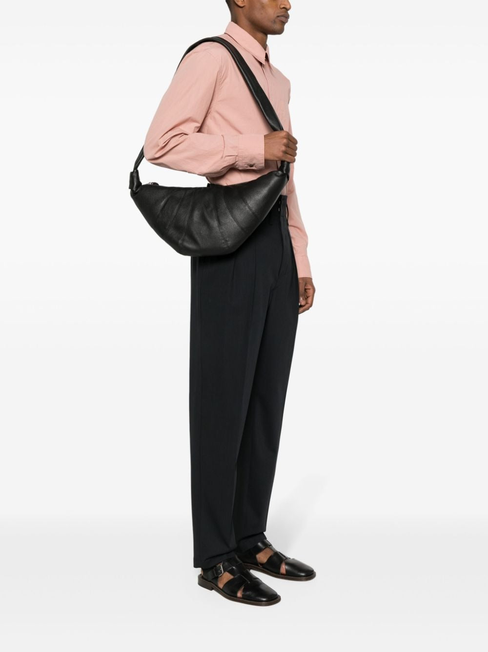 LEMAIRE-MEDIUM CROISSANT BAG-BG0001 LL0018 BK999