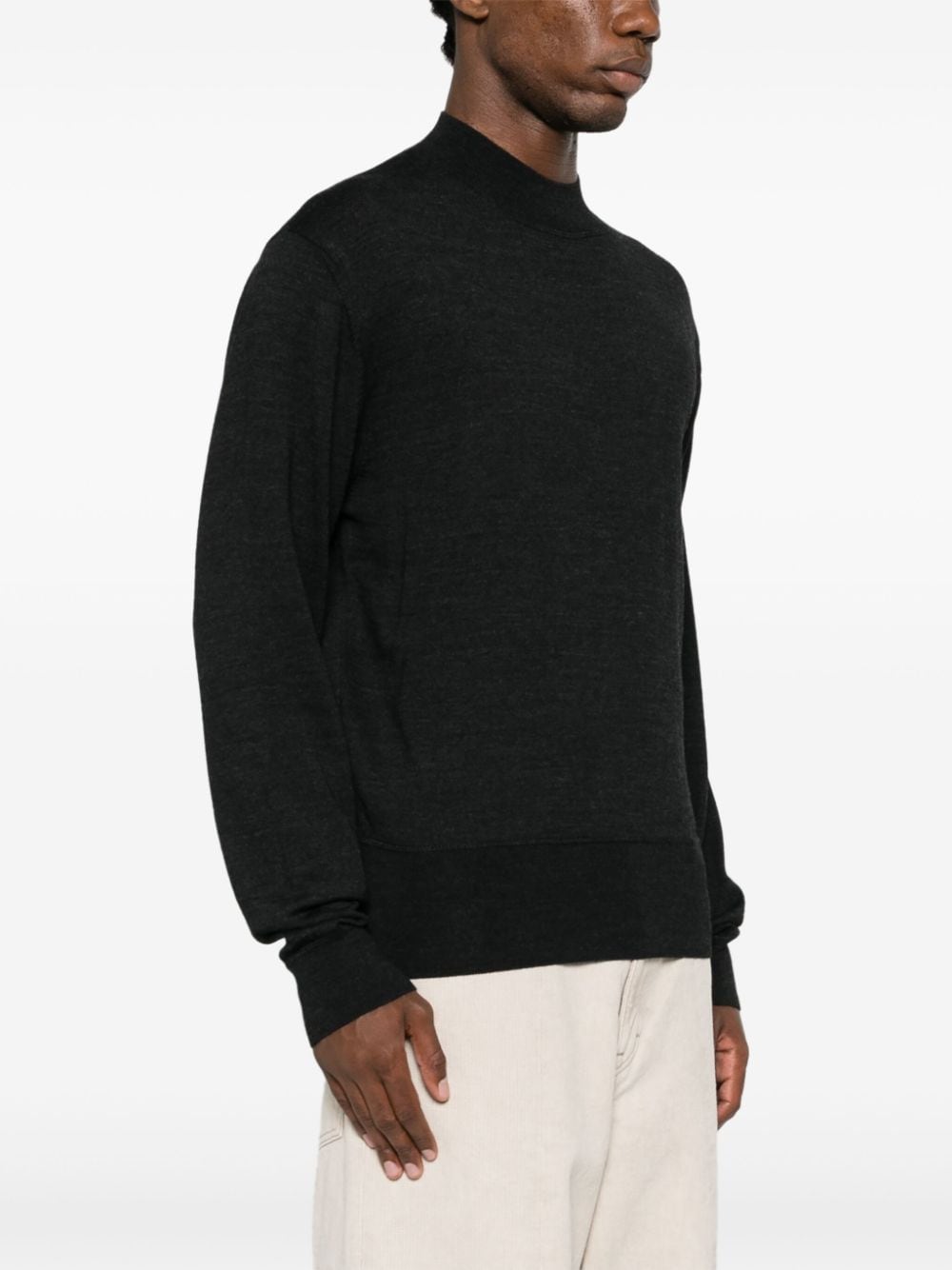 LEMAIRE-MOCK NECK JUMPER-