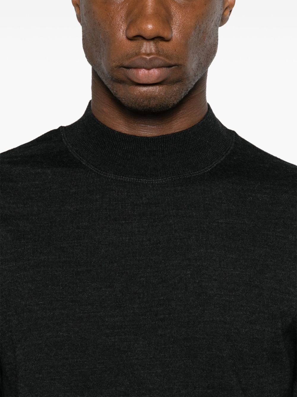 LEMAIRE-MOCK NECK JUMPER-