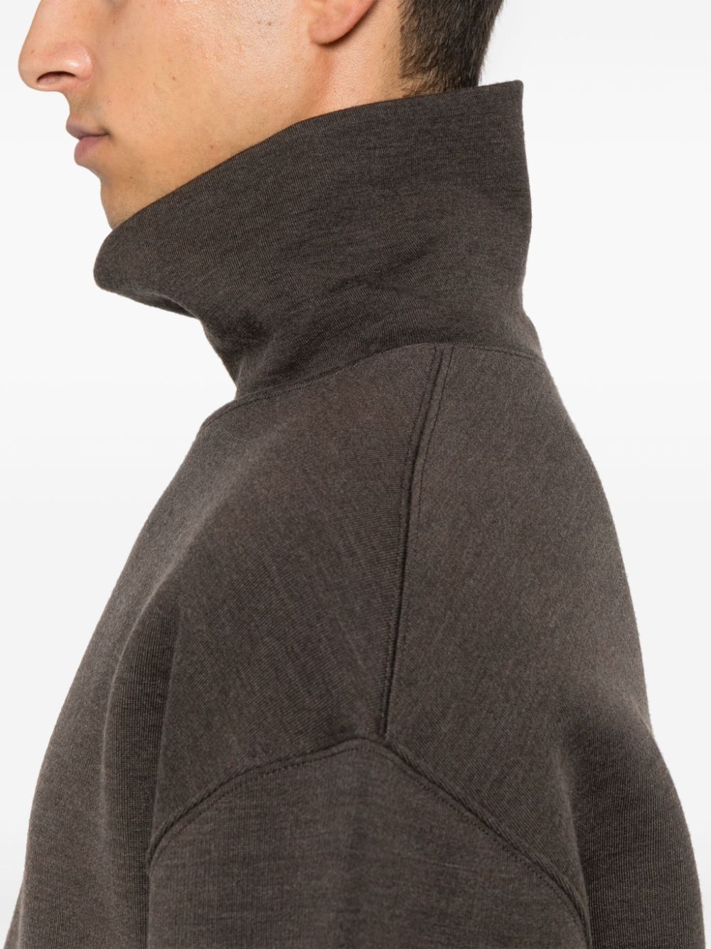 LEMAIRE-MOCK NECK SWEATSHIRT-