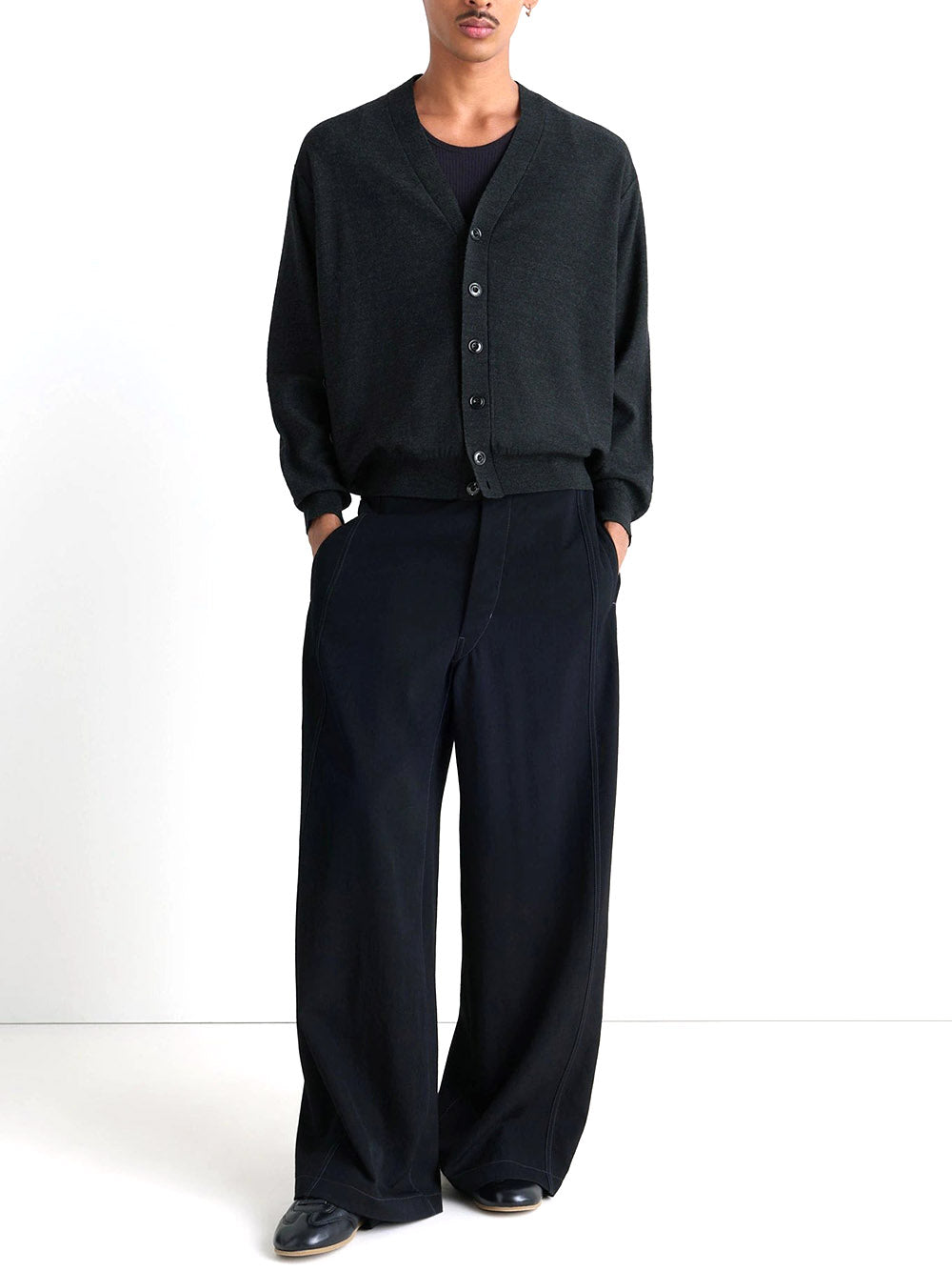 LEMAIRE-RELAXED TWISTED CARDIGAN-