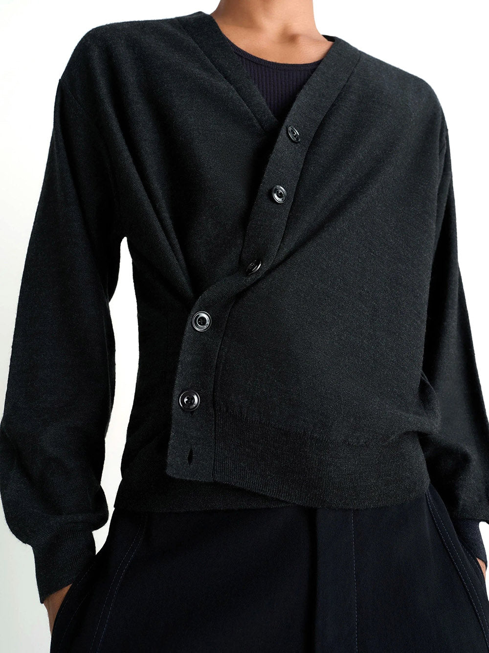 LEMAIRE-RELAXED TWISTED CARDIGAN-