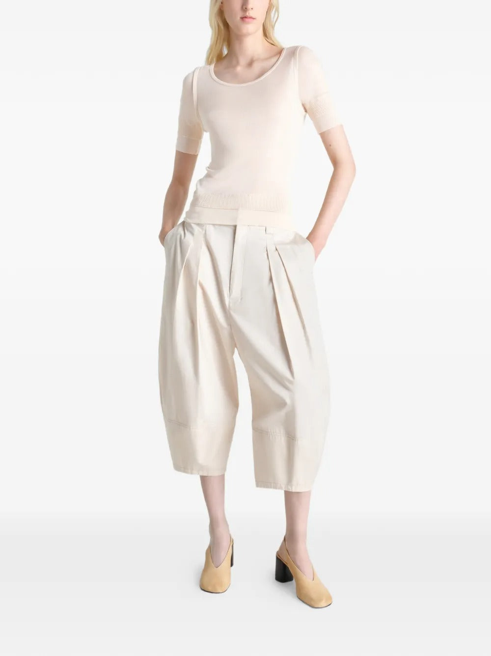 LEMAIRE-SEAMLESS TROMPE L`OEIL TOP-