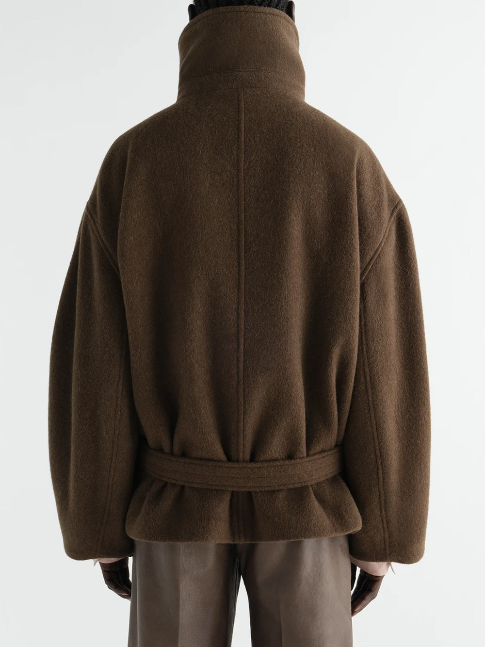 LEMAIRE-SHORT WRAP COAT-