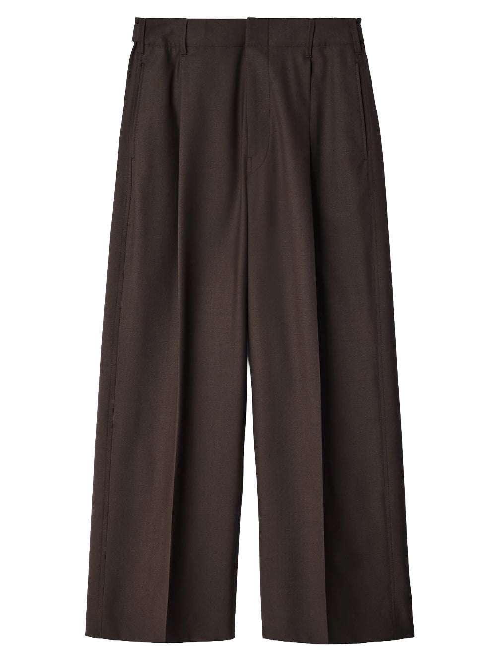 SINGLE PLEAT TAILORED PANTS