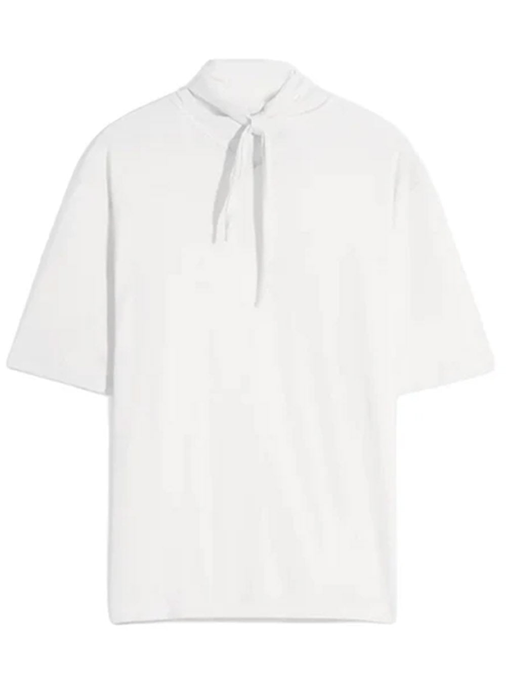 LEMAIRE-T-SHIRT WITH FOULARD IN JERSEY-