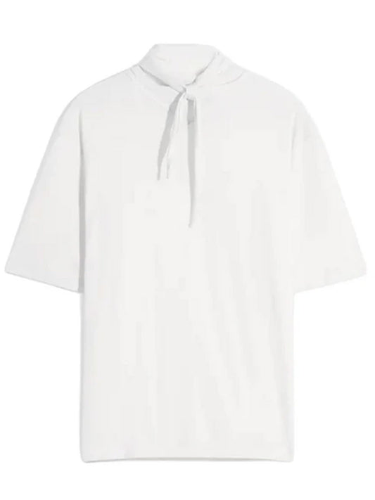 LEMAIRE-T-SHIRT WITH FOULARD IN JERSEY-