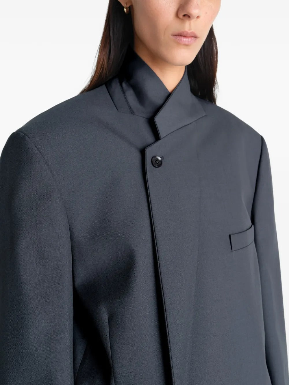 LEMAIRE-tailored double-breasted jacket-JA1096 LF414 BK992 – Dope