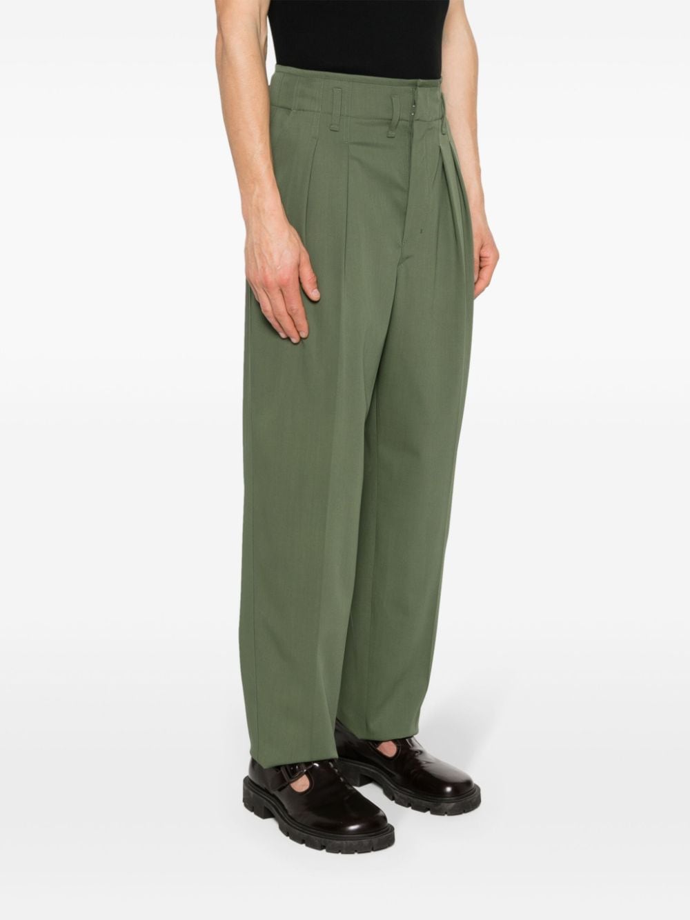 LEMAIRE-TAILORED PLEATED PANTS-