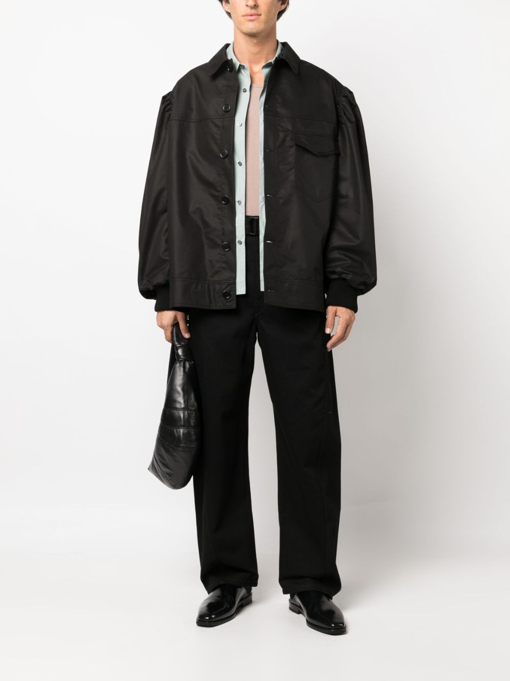 LEMAIRE-TWISTED BELTED PANTS-