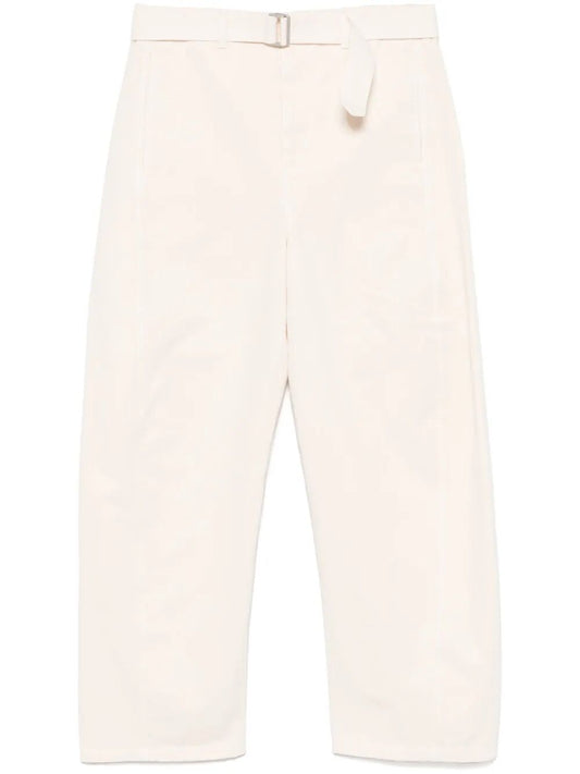 LEMAIRE-TWISTED BELTED PANTS-