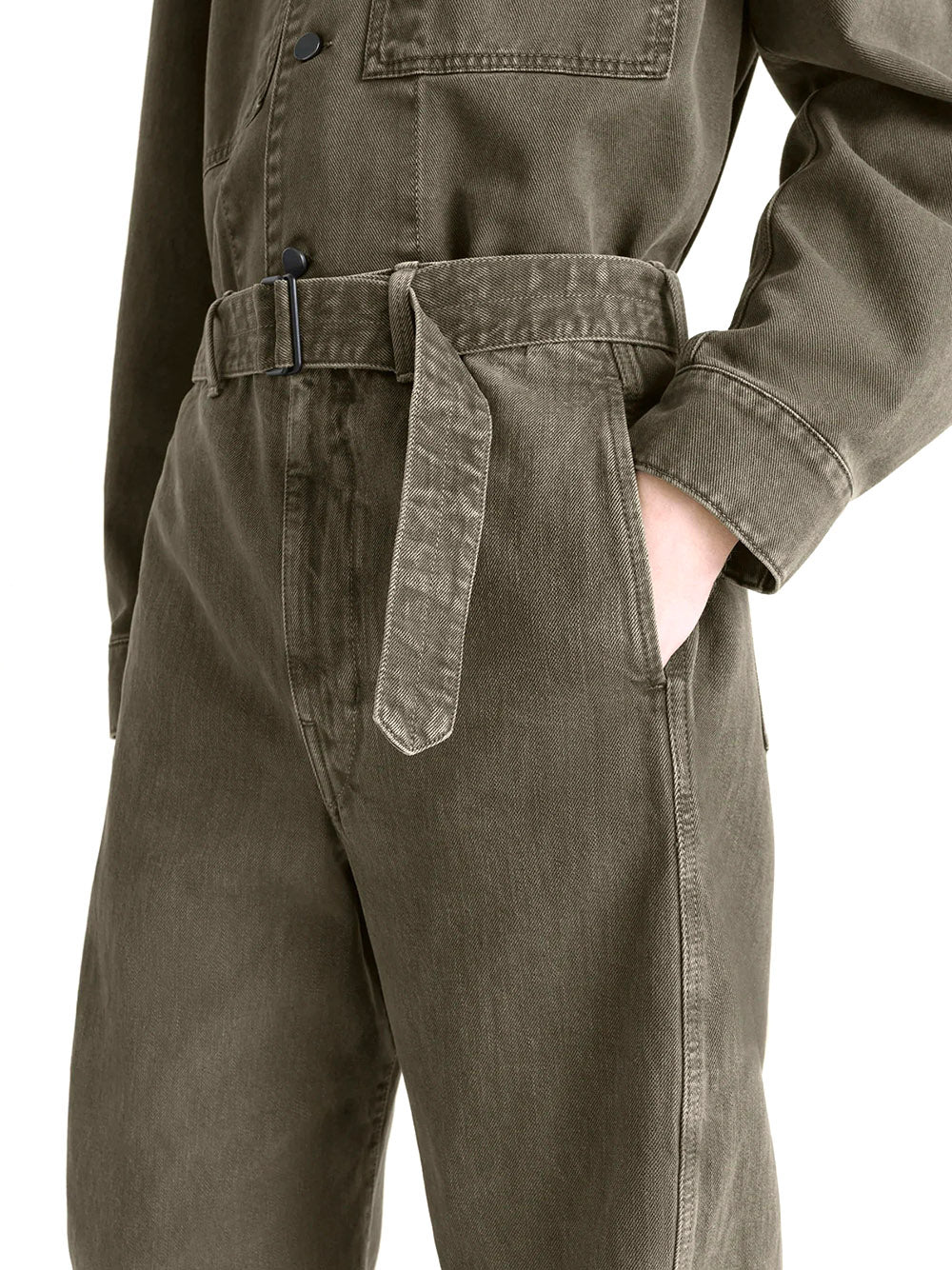 LEMAIRE-TWISTED BELTED PANTS-PA326 LD1062 GR631 – Dope