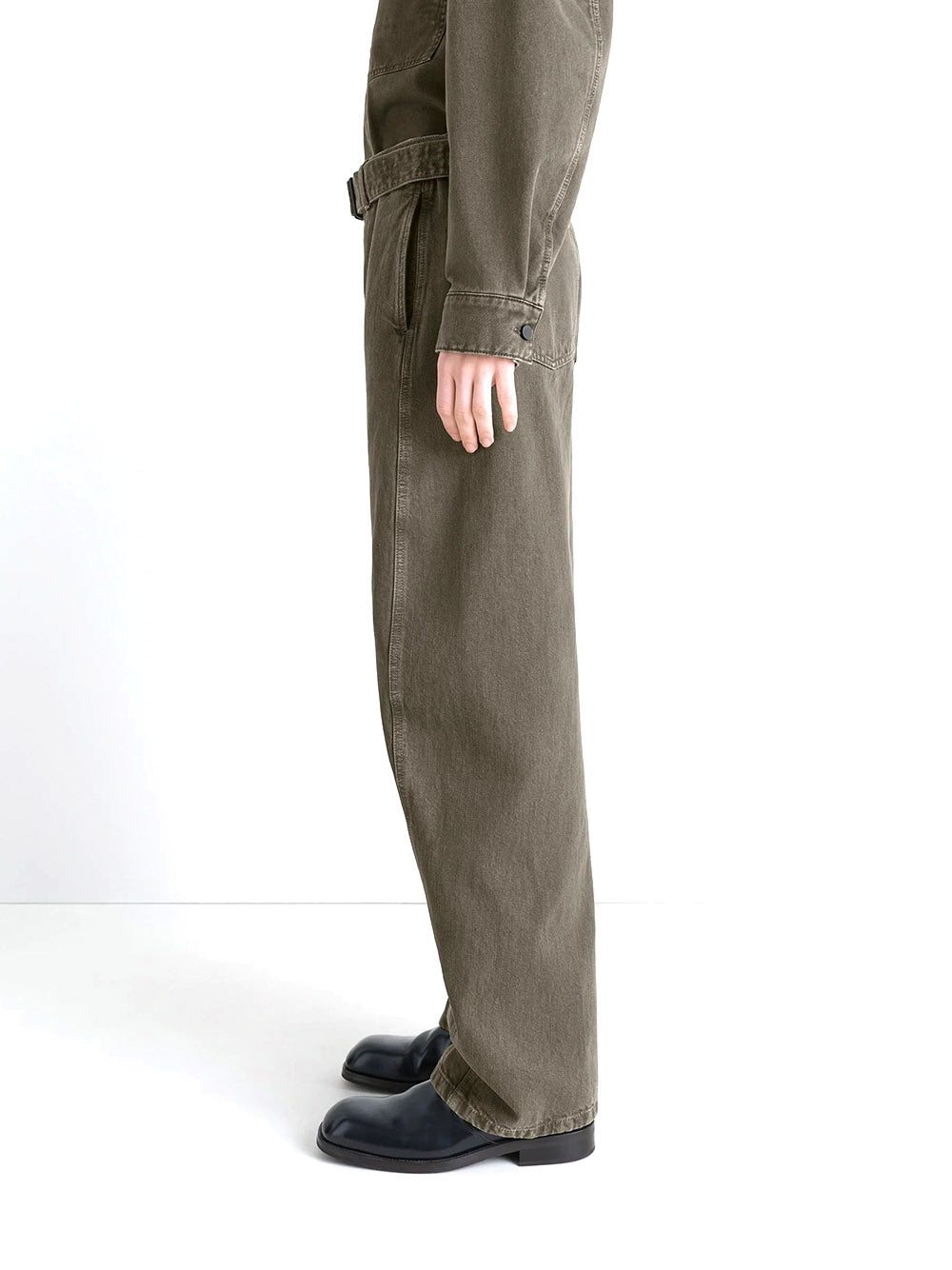 LEMAIRE-TWISTED BELTED PANTS-PA326 LD1062 GR631 – Dope