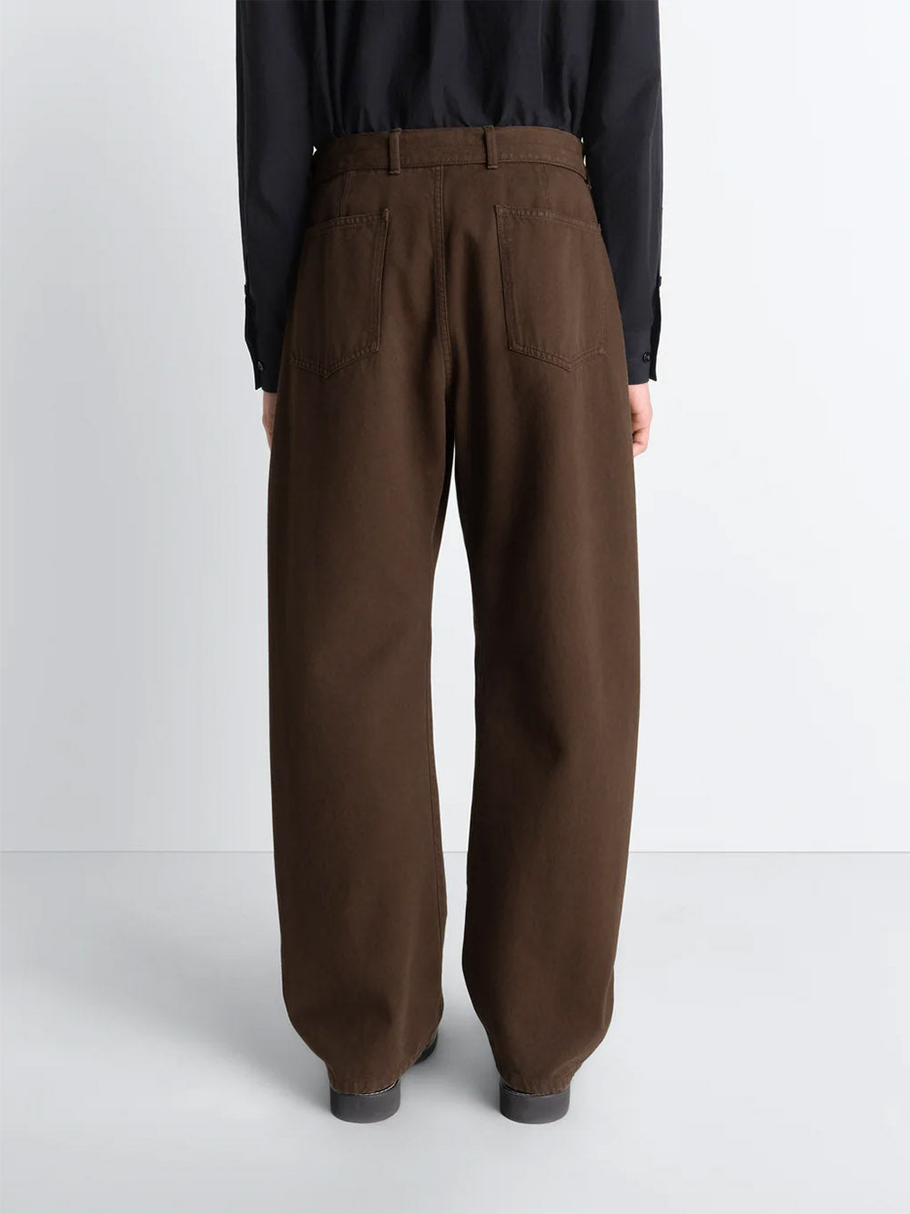 LEMAIRE-TWISTED BELTED PANTS-