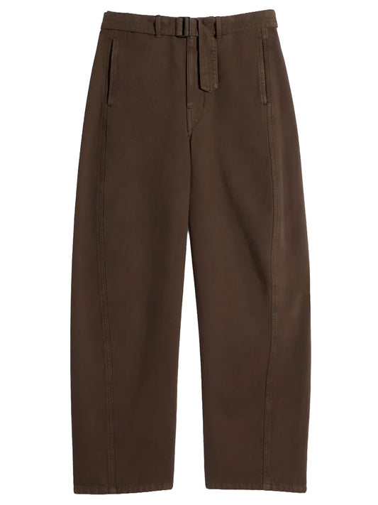 LEMAIRE-TWISTED BELTED PANTS-