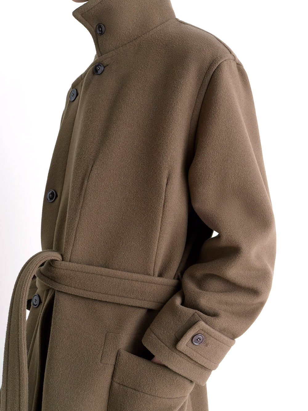 LEMAIRE-WRAP COAT-CO1037 LF1116 BR500 – Dope