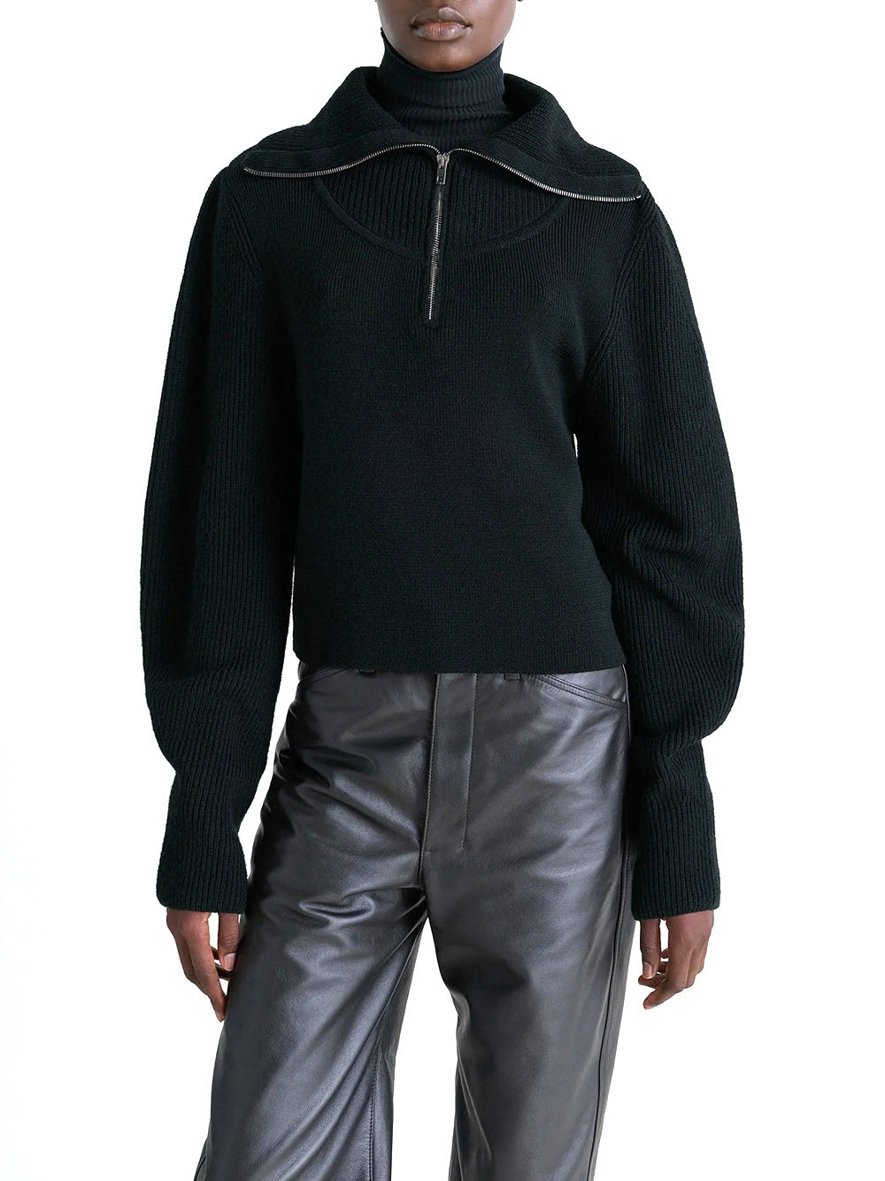 LEMAIRE-ZIPPED SWEATER-