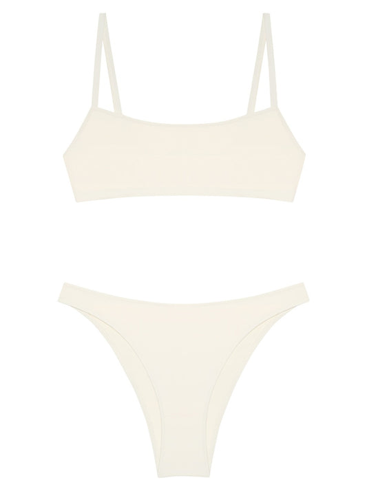 LIDO-BIKINI / STRAIGHT NECKLINE TOP / LOW WAIST BOTTOM-