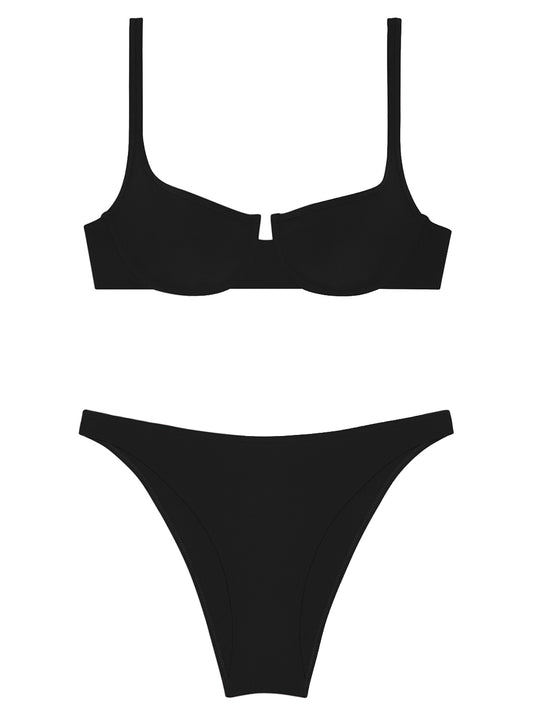 LIDO-BIKINI / UNDERWIRE TOP / HIGH LEG CUT BOTTOM-