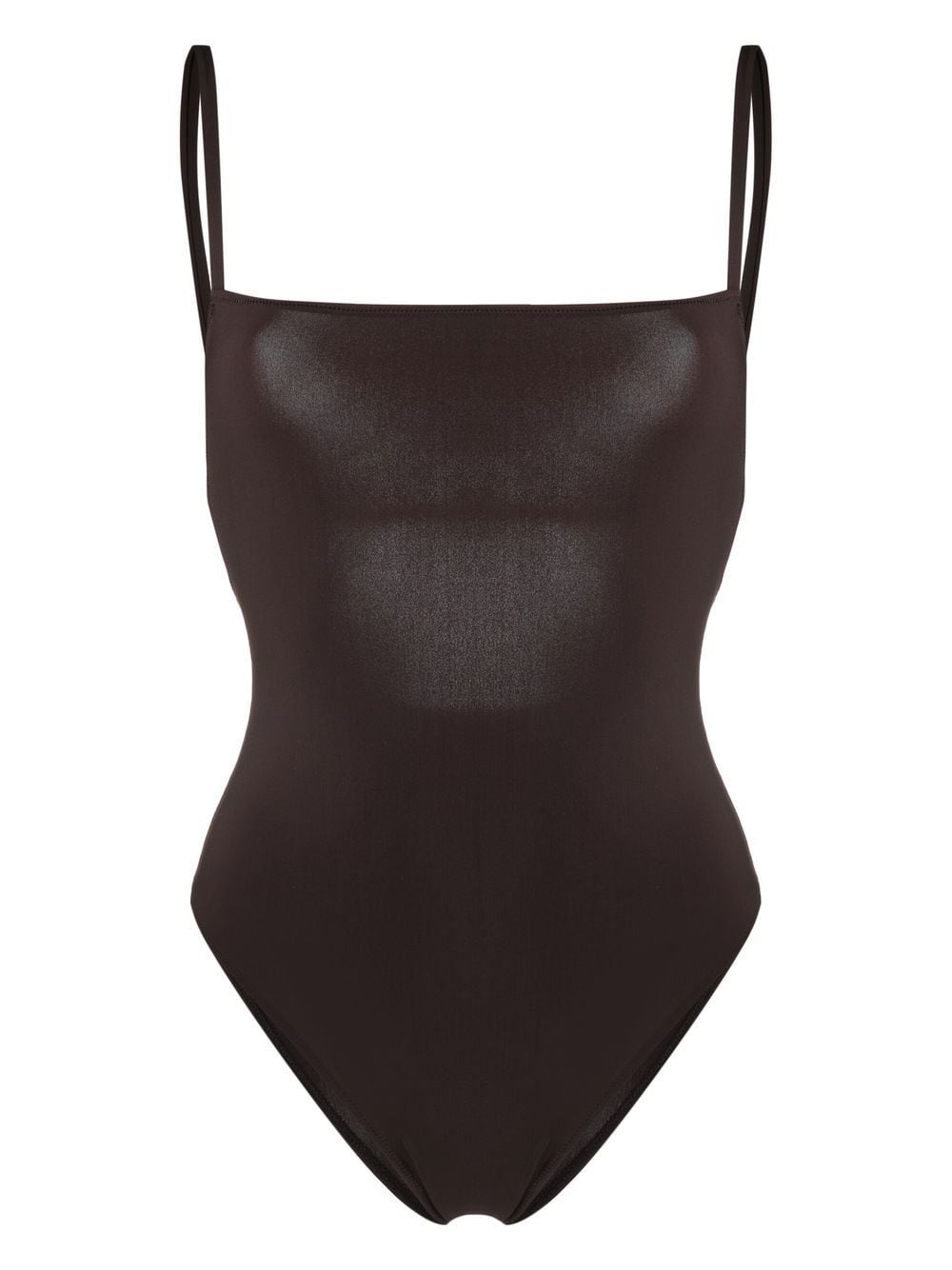 LIDO-ONE PIECE / GEOMETRICAL STRAPS-TRE BROWN