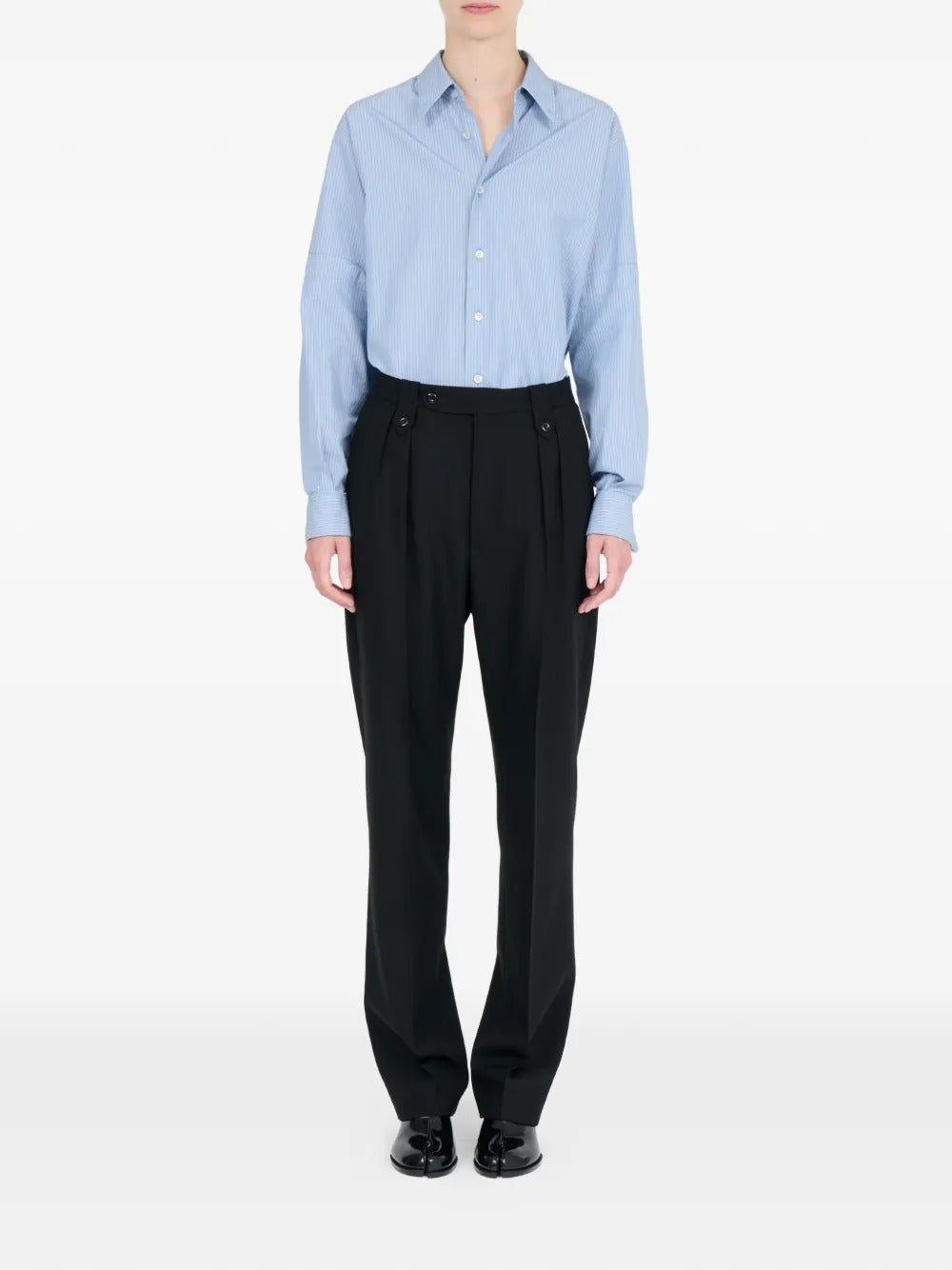 MAISON MARGIELA-buttoned trousers-