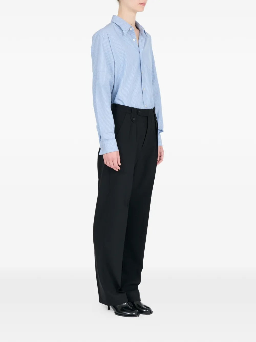 MAISON MARGIELA-buttoned trousers-