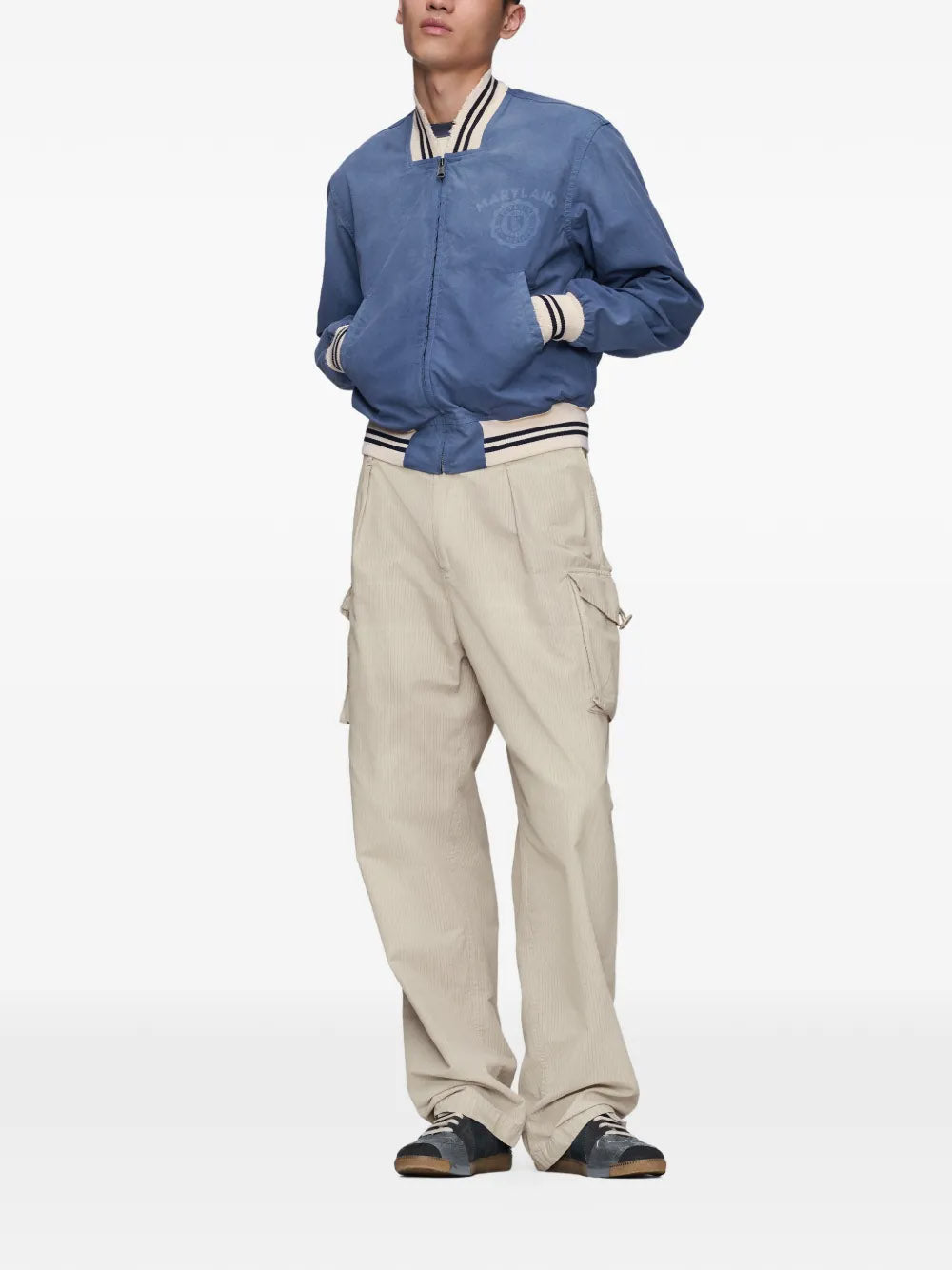 MAISON MARGIELA-cargo pocket trousers-