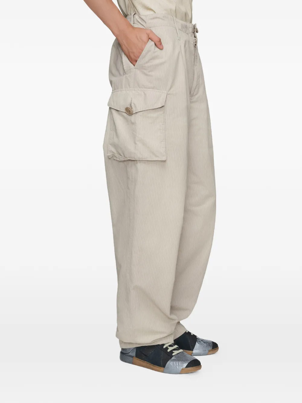 MAISON MARGIELA-cargo pocket trousers-
