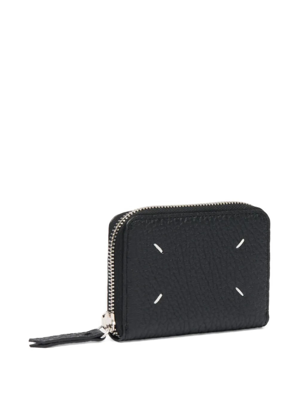 MAISON MARGIELA-COIN HOLDER ZIP AROUND WITH KEYRING-