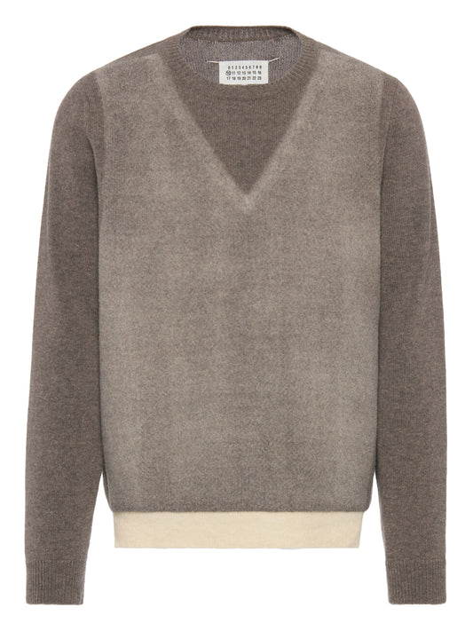 MAISON MARGIELA-FUSED KNIT SWEATER-