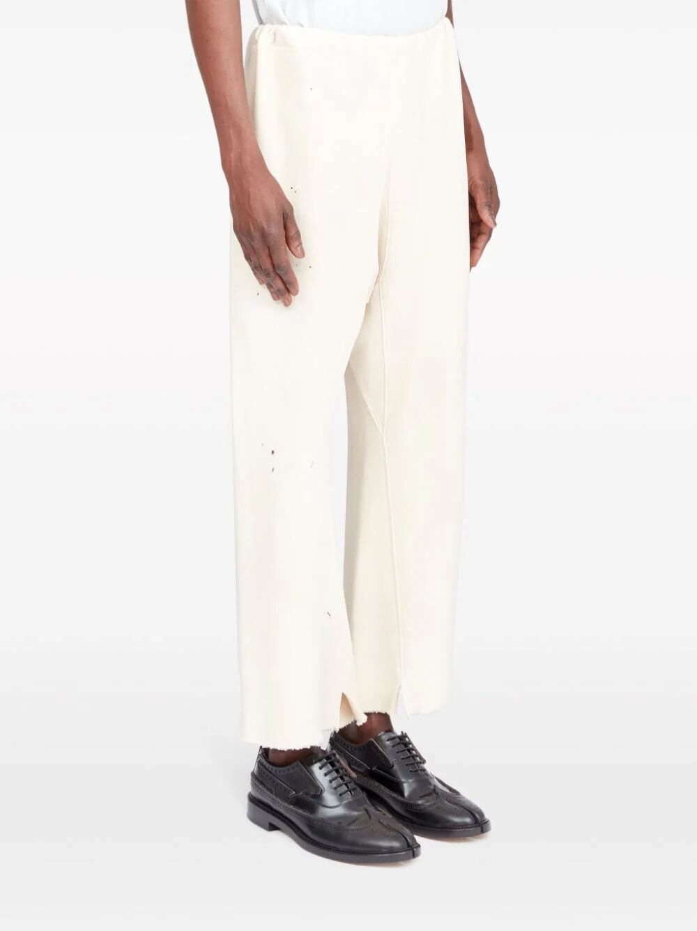 MAISON MARGIELA-CROPPED COTTON TROUSERS-S50KA0641S25570 102