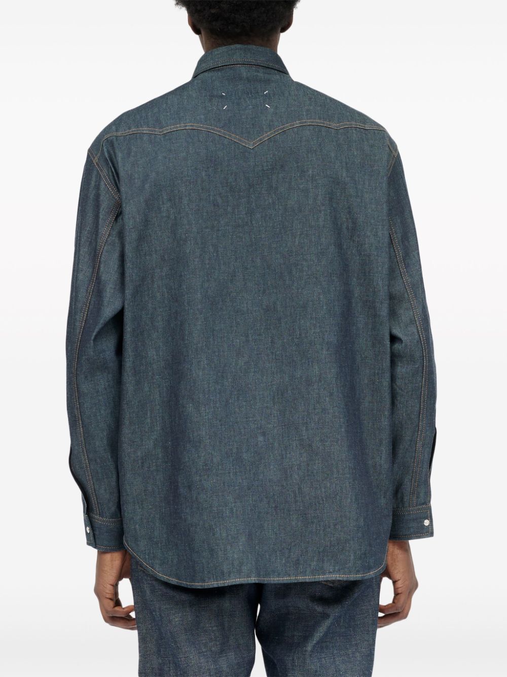 MAISON MARGIELA-DENIM TRUCKER L/S SHIRT-S50DT0015S30881 615