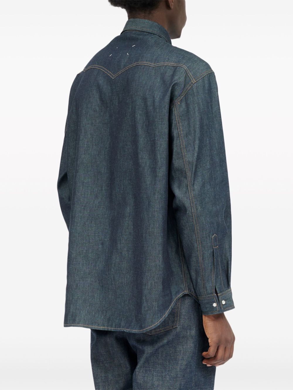 MAISON MARGIELA-DENIM TRUCKER L/S SHIRT-S50DT0015S30881 615