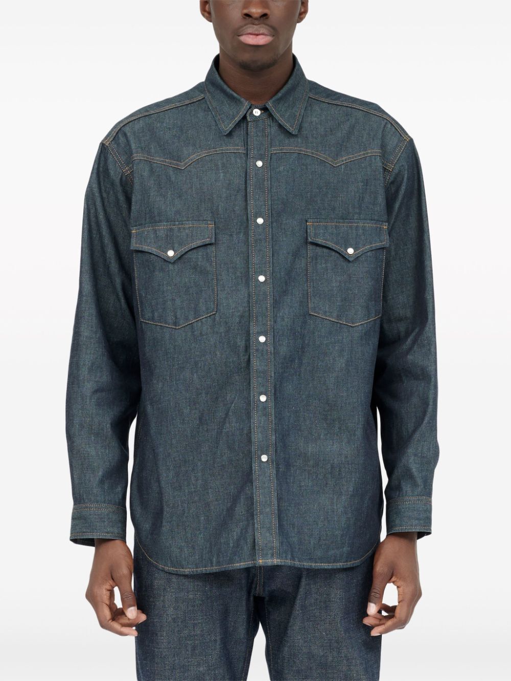 MAISON MARGIELA-DENIM TRUCKER L/S SHIRT-S50DT0015S30881 615