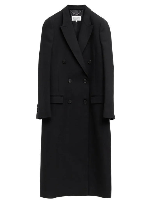 MAISON MARGIELA-DOUBLE BREASTED COAT-